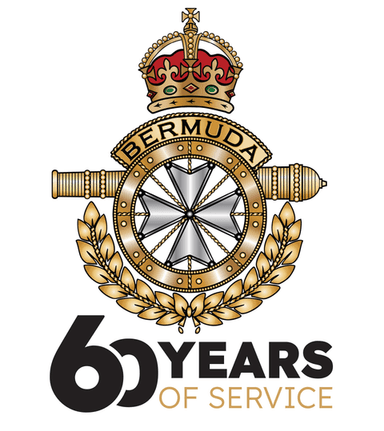 Royal Bermuda Regiment crest, 60 Years of Service